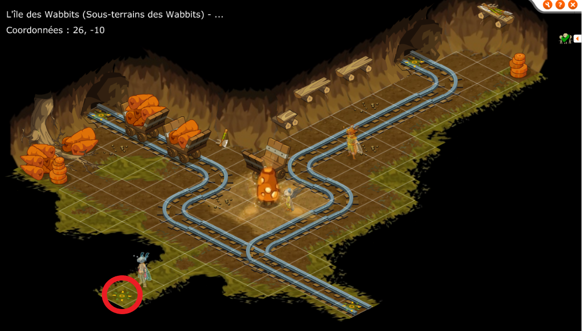 Dofus Retro Château Wa Wabbit, comment y accéder, quel est le chemin pour la panoplie avec les